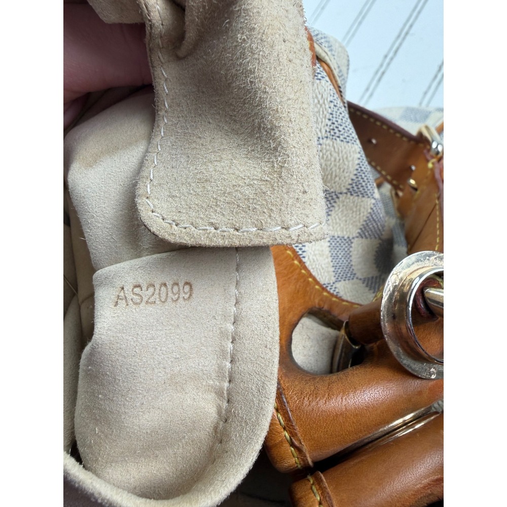 Louis Vuitton Vintage Damier Azur Canvas Hobo Galliera PM Shoulder Bag $1600 - Picture 14 of 16
